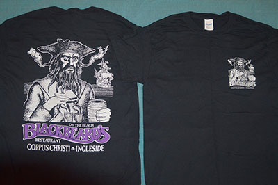 blackbeards t-shirts